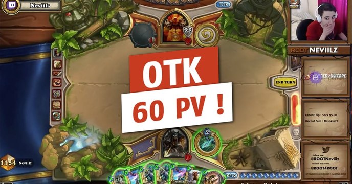 Hearthstone : un chasseur inflige 96 points de dégâts en un seul tour !