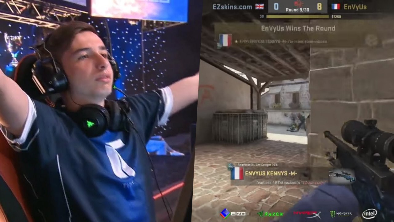 CS GO : les meilleures action du français KennyS, l'un des meilleurs joueurs du monde