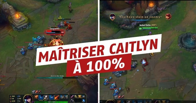 League of Legends : voici ce que donne un joueur qui maîtrise Caitlyn à 100%