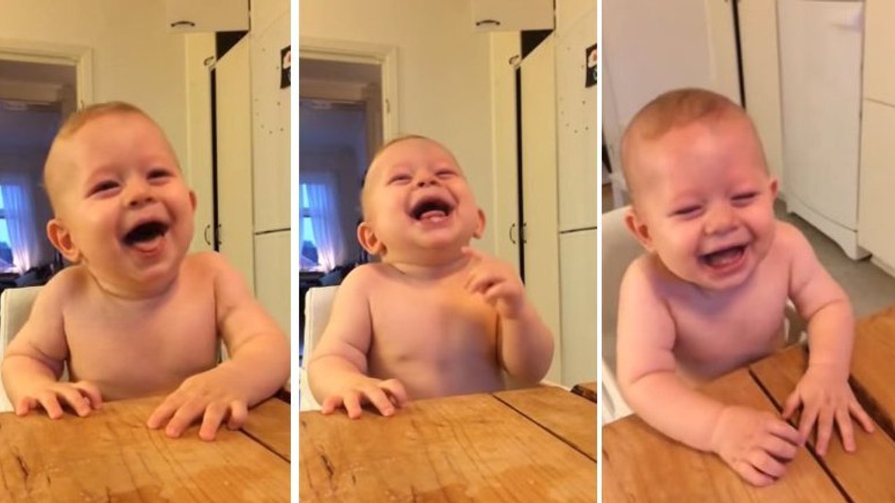 Ce bébé éclate de rire devant sa mère. Mais vous ne devinerez jamais la raison