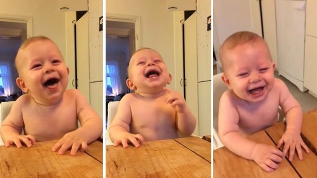 Ce bébé éclate de rire devant sa mère. Mais vous ne devinerez jamais la raison