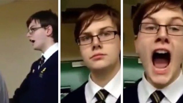 Ce jeune surveillant prend son rôle très au sérieux. Peut-être même un peu trop