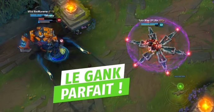 League of Legends : deux joueurs s'accordent en soloQ pour réaliser un gank mid parfait