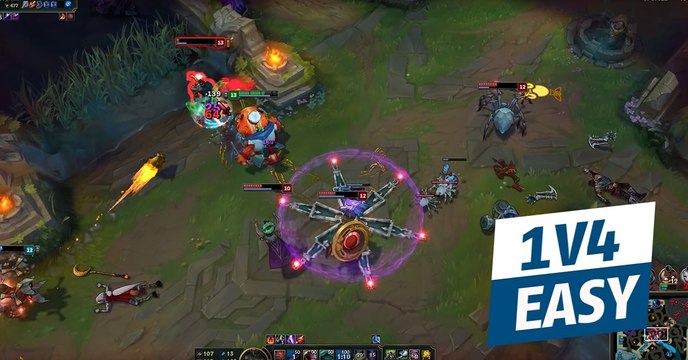 League of Legends : ce Tahm Kench réalise un quadra kill sans problème en 1v4