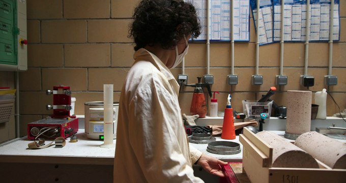 Béton de Plâtre, par ciguë architectes - Laboratoire Ifsttar