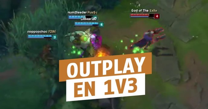 League of Legends : Lucian réalise un outplay bluffant en 1V3