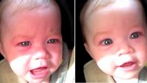 Ce bébé arrête de pleurer quand il entend son père chanter. Il va vous faire craquer