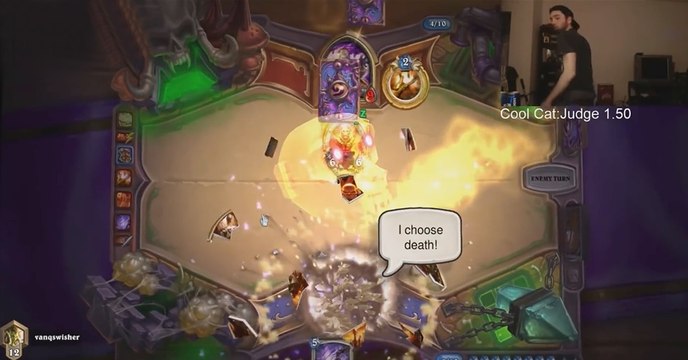 Hearthstone : un streamer devient complètement fou après avoir perdu une partie !