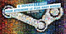 Steam : il détrône le joueur avec le plus haut niveau de steam en dépensant 13 000$