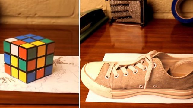 Ce Rubik's cube et cette chaussure ont l'air réels... Mais les apparences sont parfois trompeuses !