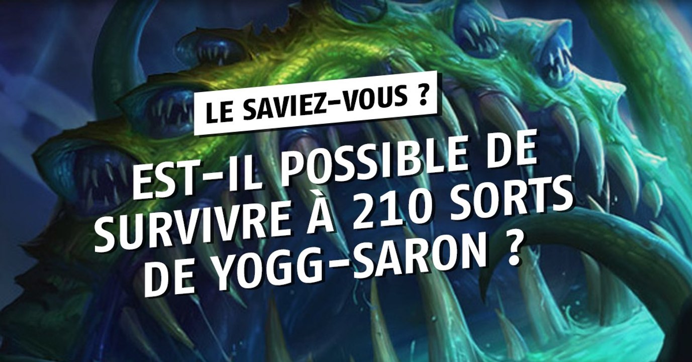 Hearthstone : un joueur parvient à lancer 210 sorts grâce à Yogg-Saron