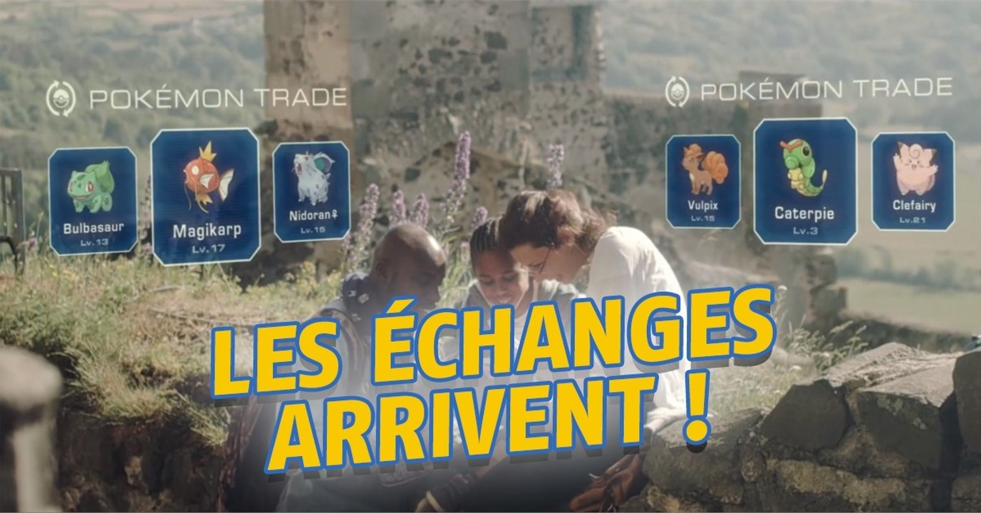 Pokémon Go : échanger ses Pokémon avec d'autres joueurs c'est bientôt possible