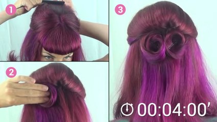 Apprenez à réaliser une coiffure de pin-up en quelques minutes seulement !