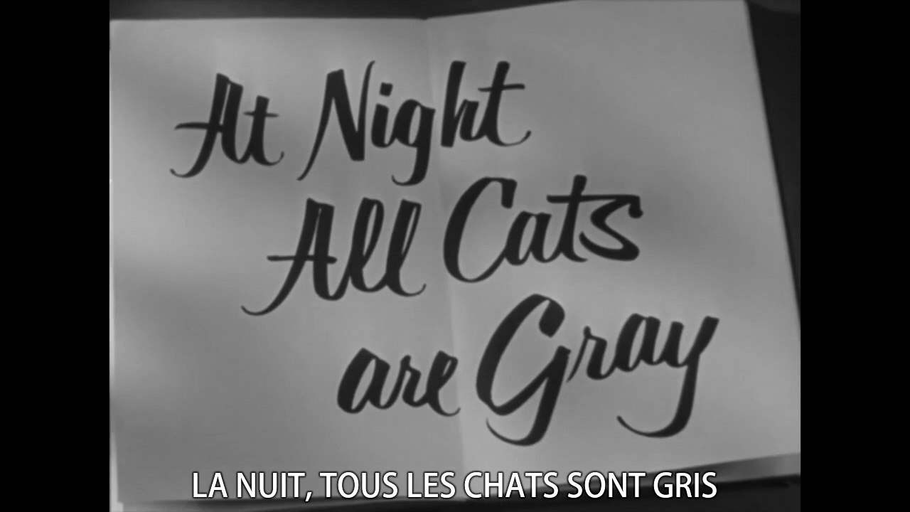 LES AVENTURES DU COLONEL MARCH S01E04 La nuit, tous les chats sont gris (1954) V.O.S.T.Fr.