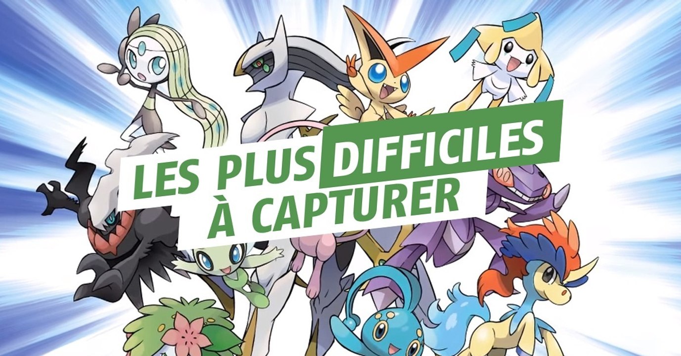 Pokémon Go : la liste des Pokémon les plus difficiles à capturer