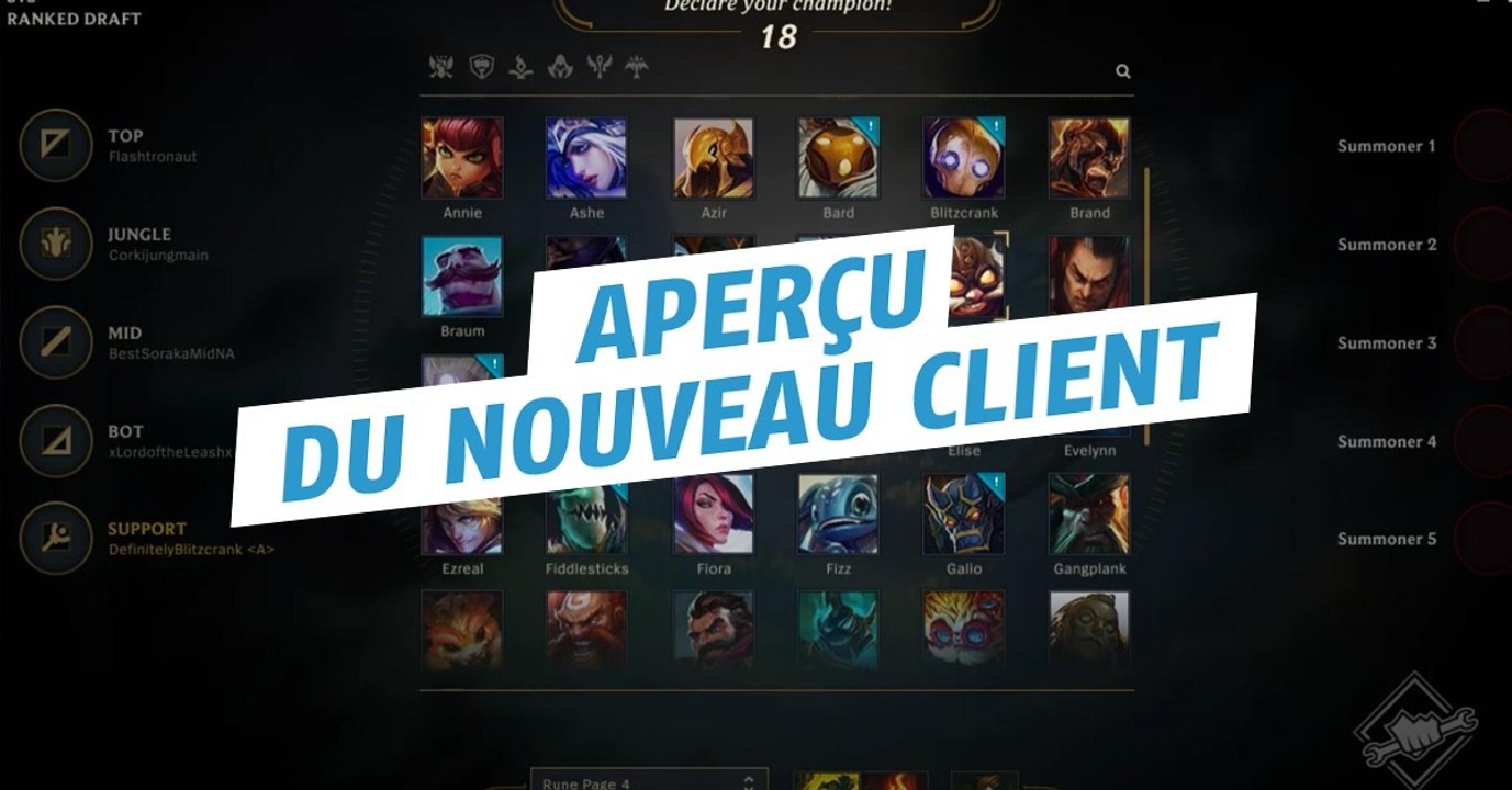 League of Legends : Riot Games dévoile un aperçu du nouveau client