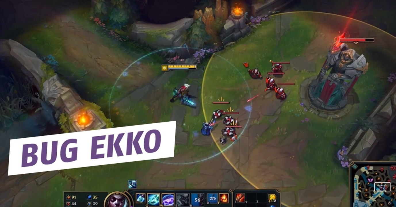 League of Legends : un bug sur Ekko lui permet d'infliger les dégâts de son E sans dasher