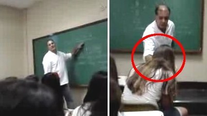 Ce prof n'aime vraiment pas qu'un téléphone sonne pendant son cours. Et il va le montrer !