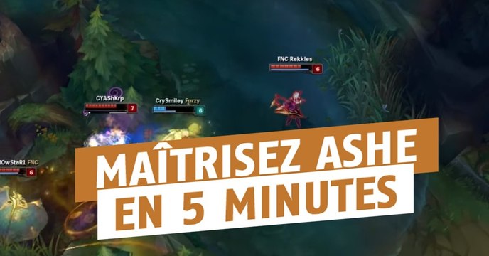 League of Legends : apprenez à jouer Ashe, le meilleur ADC sur le patch 6.15