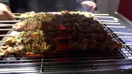 Grilled chicken Skewer - street food