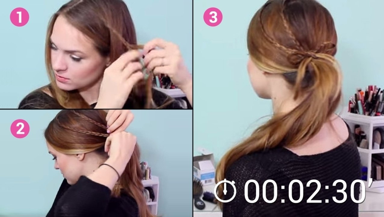 Apprenez à réaliser une superbe queue de cheval nouée, très chic