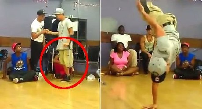 Cet unijambiste est un vrai pro du breakdance. Vous n'allez pas en croire vos yeux