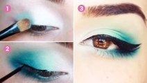 Réalisez un maquillage aqua, à tester en soirée