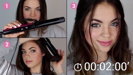 Stylisez votre carré avec cette coiffure très simple. Elle est idéale pour les matins pressés !