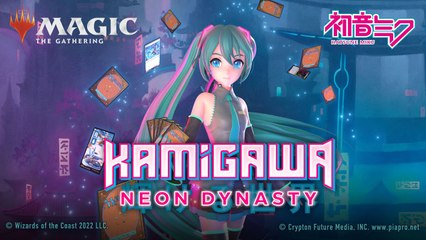 MTG Arena : nouvelles cartes Kamigawa La Dynastie Néon avec Hatsune Miku