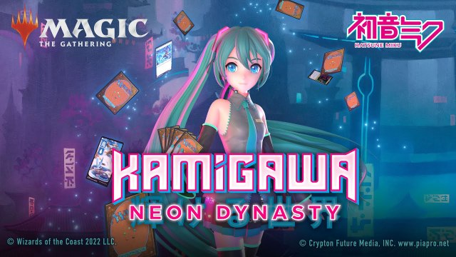 MTG Arena : nouvelles cartes Kamigawa La Dynastie Néon avec Hatsune Miku