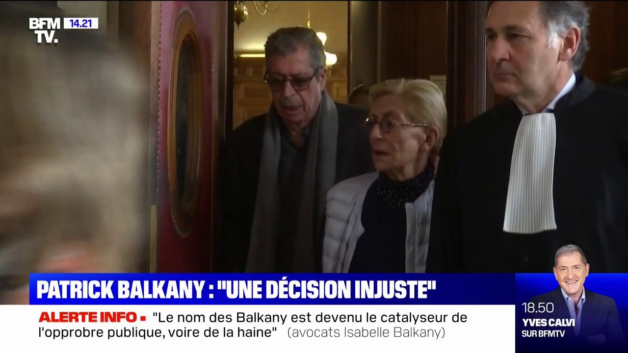 Prison pour les époux Balkany: une "décision totalement injuste" pour Patrick Balkany