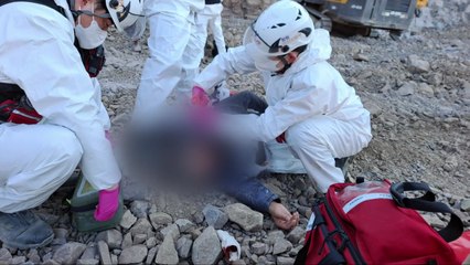 창원 채석장에서 폭발 사고...작업자 4명 부상 / YTN