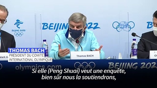 Pékin-2022: le CIO soutiendra Peng Shuai si elle réclame une enquête