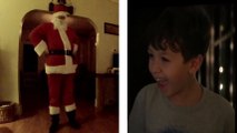 Ce garçon a réussi à filmer le passage du Père Noël chez lui. Sa réaction est magnifique