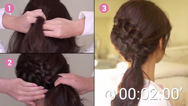 Ces tresses de côté sont vraiment impressionnantes. Apprenez à les réaliser en quelques minutes seulement !