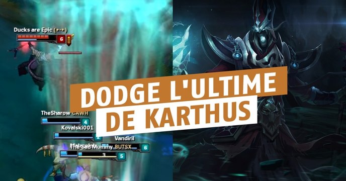 League of Legends : cette technique permet à votre équipe de dodge l'ultime de Karthus