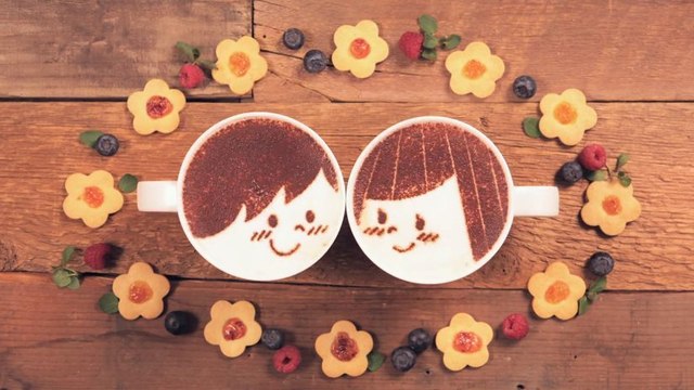 Une magnifique histoire d'amour racontée avec... 1 000 tasses de café !