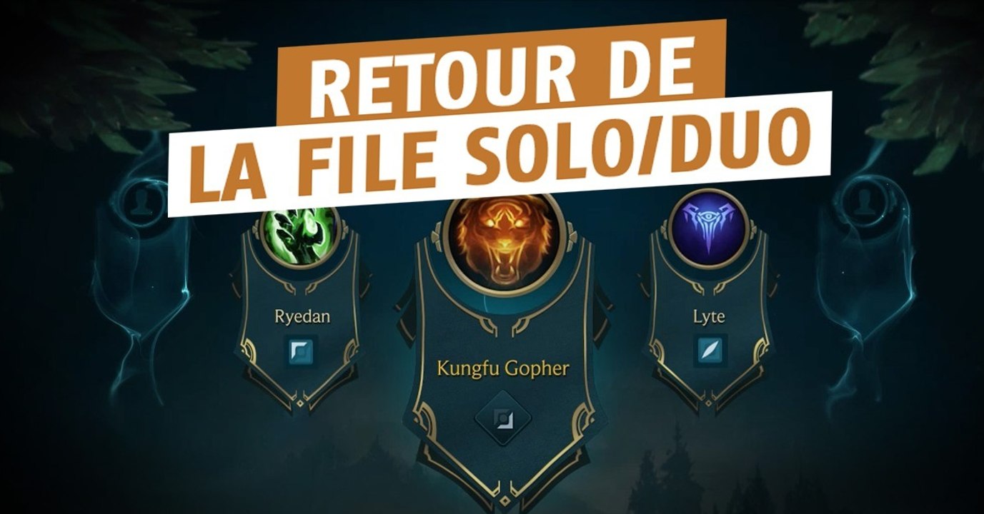 League of Legends : Riot Games annonce le retour de la file classée solo/duo