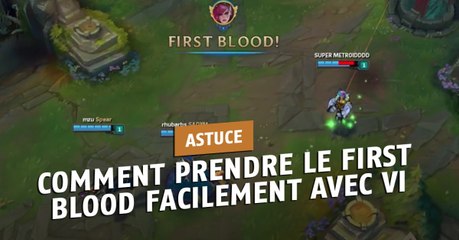 League of Legends : comment récupérer le first blood facilement avec Vi au niveau 1