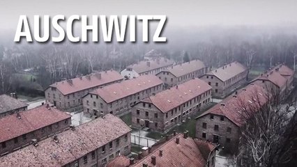 Un drone a filmé le camp d'Auschwitz 70 ans après sa libération. Le résultat est saisissant