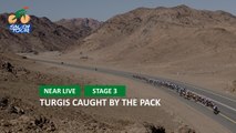 Turgis caught by the pack - Étape 3 / Stage 3 - #SaudiTour 2022