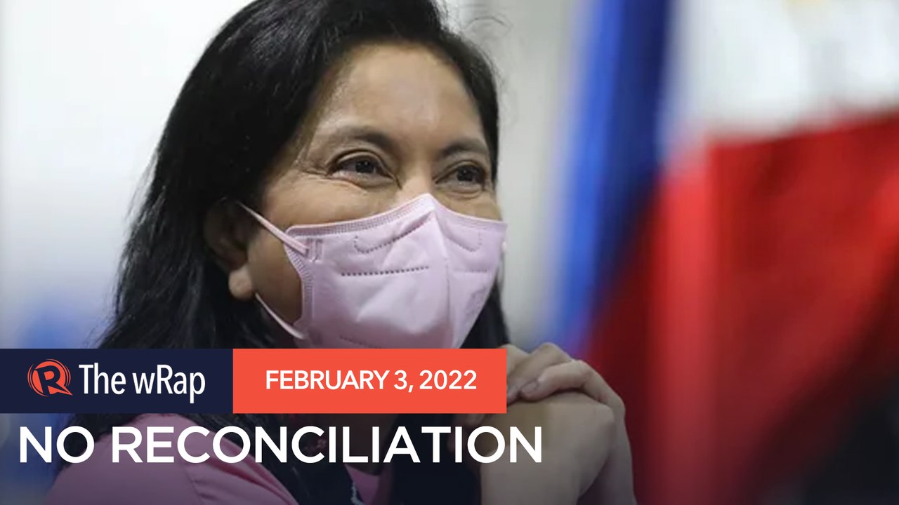 No justice for abuses, no unification: Robredo...