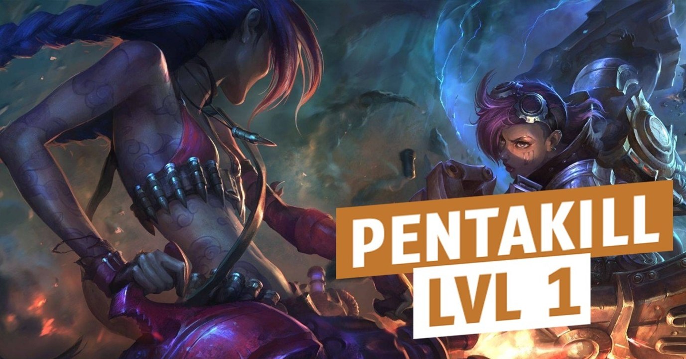 League of Legends : un 5v5 s'engage au niveau 1 et cette Jinx prend un penta