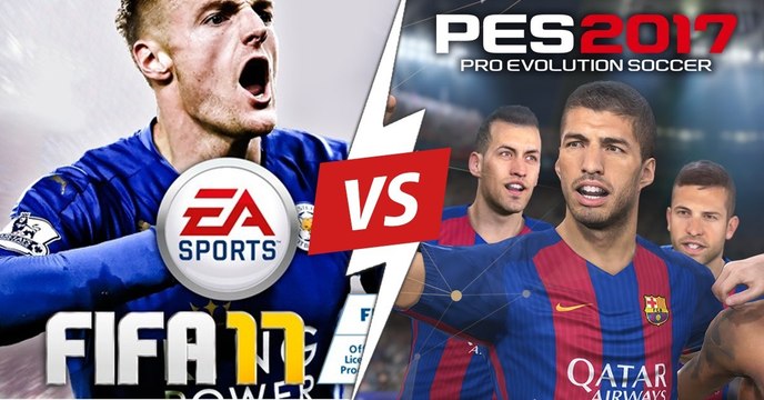 FIFA 17 et PES 2017 : le titre d'EA se vend 40 fois plus que celui de Konami