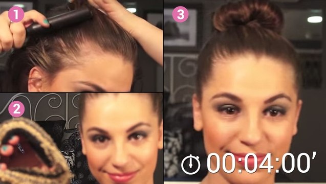 Comment faire un chignon haut sur cheveux mi-longs ? Cette technique va vous le permettre facilement !