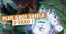 League of Legends : Ekko peut bénéficier d'un shield de plus de 10000 PV