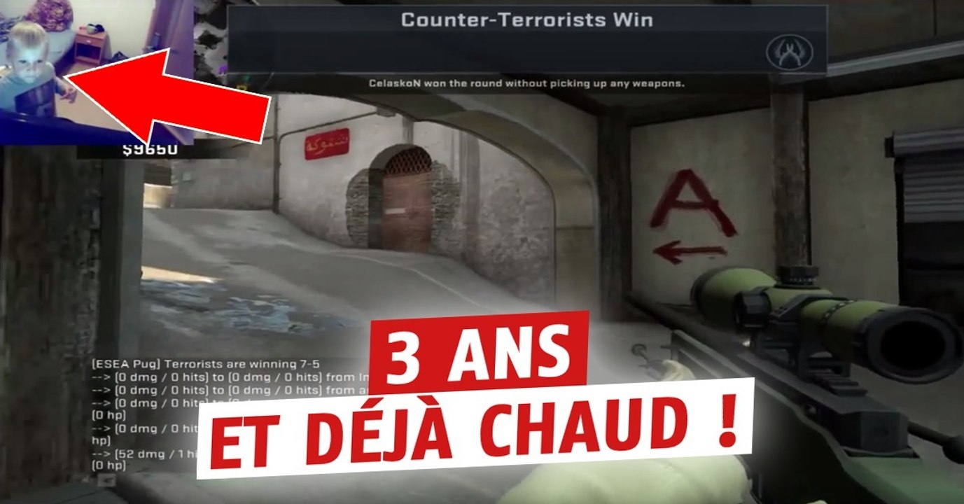 CS GO : absent en plein stream, son petit frère prend la souris et gagne la partie