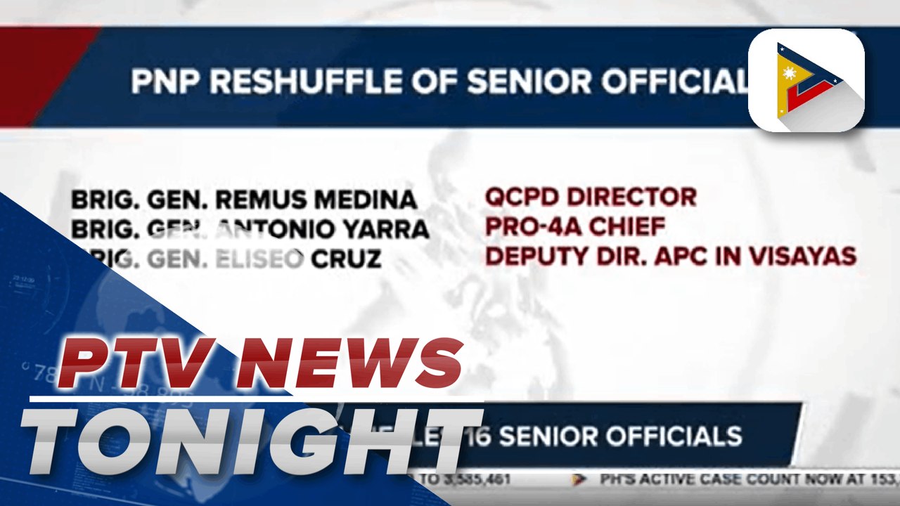 PNP reshuffles 16 senior officials