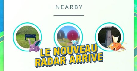 Pokémon Go : le nouveau radar est fonctionnel et arrive bientôt