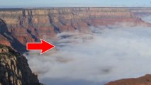 Ils filmaient le Grand Canyon quand un phénomène naturel magnifique s'est produit